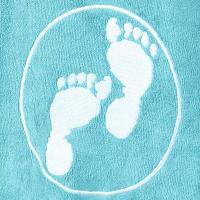 Two Bare Feet Towelling Changing Robe - Aqua Extra Image 3 Preview